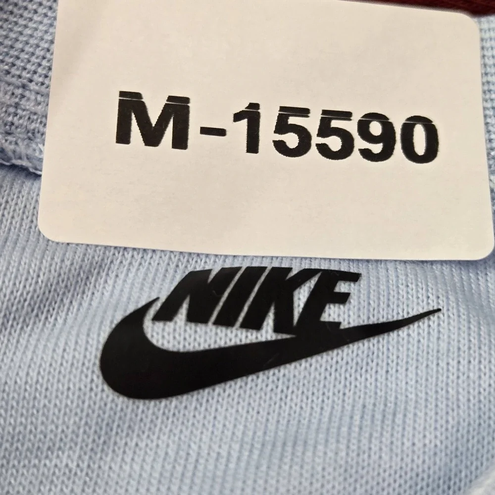 Nike Sleepwear Newborn Toddler 50-56 cm  Blue Fleece Logo Zipper NWT